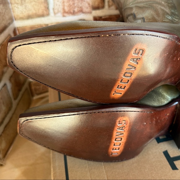 Tecovas Sadie Olive Cowboy Boots 8.5 - Picture 6 of 8